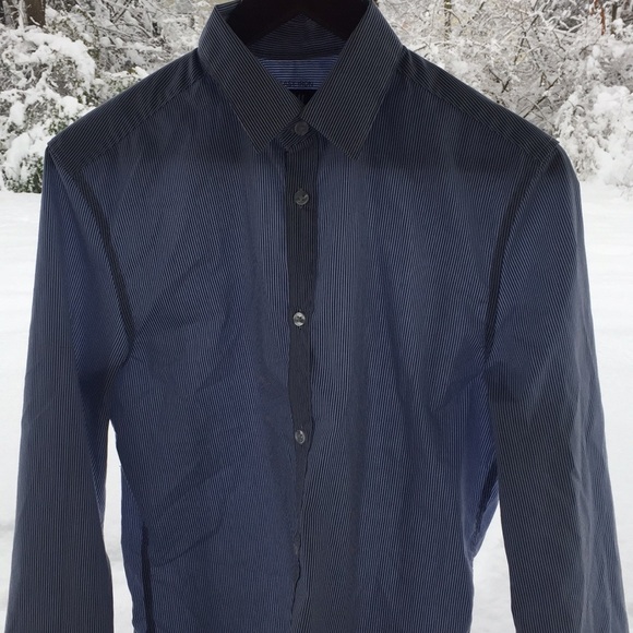 Striped Button Up, Easy-Iron Dress Shirt - Picture 2 of 3